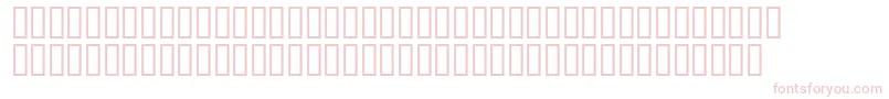 Matrixschedule-fontti – vaaleanpunaiset fontit valkoisella taustalla
