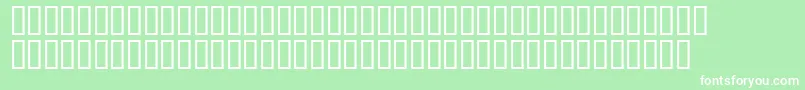 Matrixschedule-fontti – valkoiset fontit vihreällä taustalla