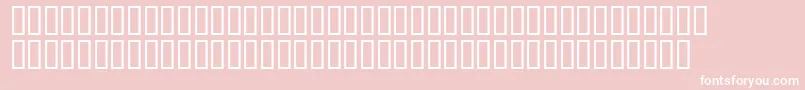 Matrixschedule-Schriftart – Weiße Schriften auf rosa Hintergrund