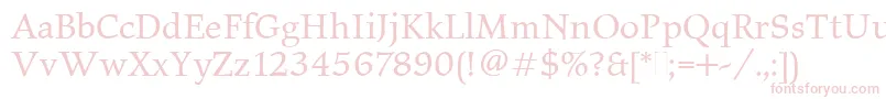 ElysiumBookPlain-Schriftart – Rosa Schriften