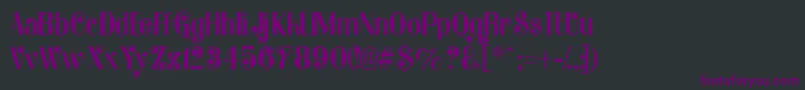 Katerrino Font – Purple Fonts on Black Background