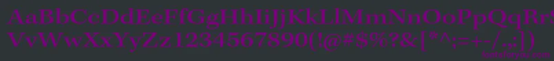 KeplerstdMediumext Font – Purple Fonts on Black Background
