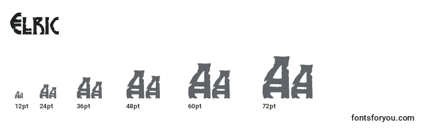 Размеры шрифта Elric