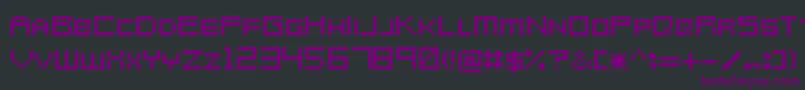 MetroidPrimeHunters Font – Purple Fonts on Black Background