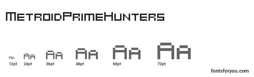 Размеры шрифта MetroidPrimeHunters