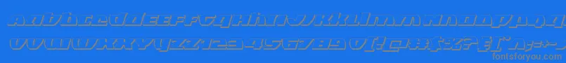En savoir plus sur la police Blackbishop3Dital Police Blackbishop3Dital – polices grises sur fond bleu