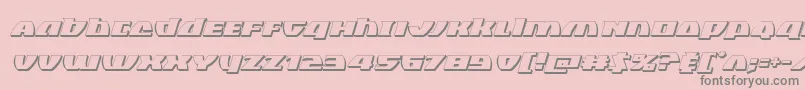 fuente Blackbishop3Dital – Fuentes Grises Sobre Fondo Rosa