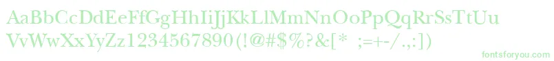 NewbaskervilleLight Font – Green Fonts