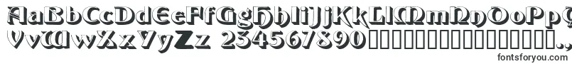 Obeliskssk-Schriftart – Gefüllte Schriften