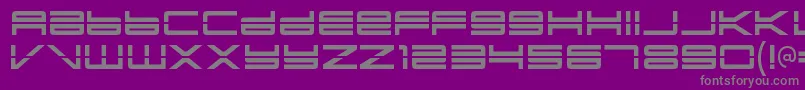 Saiba mais sobre a fonte YonderrecoilRegular Fonte YonderrecoilRegular – fontes cinzas em um fundo violeta