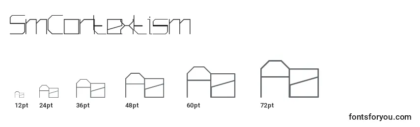 SmContextism Font Sizes