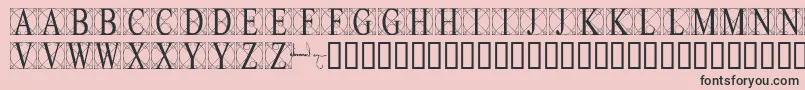 Leonardo Font – Black Fonts on Pink Background