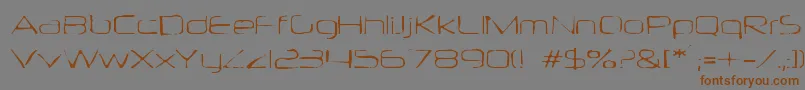 More about Neuropolgaunt Font Neuropolgaunt Font – Brown Fonts on Gray Background