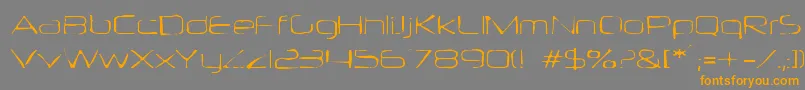More about Neuropolgaunt Font Neuropolgaunt Font – Orange Fonts on Gray Background
