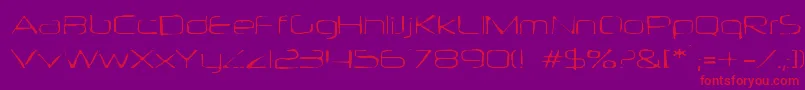 More about Neuropolgaunt Font Neuropolgaunt Font – Red Fonts on Purple Background