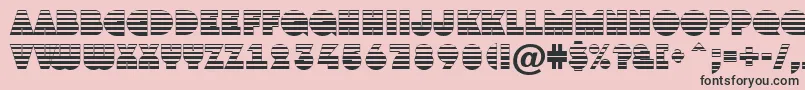 GrotostrgrNormal Font – Black Fonts on Pink Background