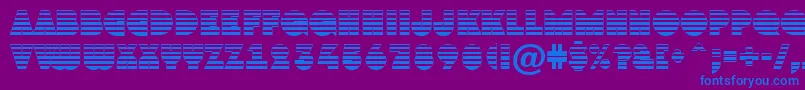 Подробнее о шрифте GrotostrgrNormal Шрифт GrotostrgrNormal – синие шрифты на фиолетовом фоне