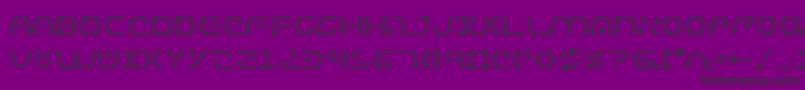 フォントZeta ffy – 紫の背景に黒い文字