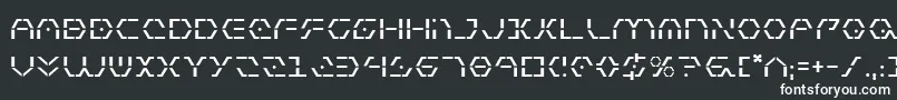 フォントZeta ffy – 白い文字