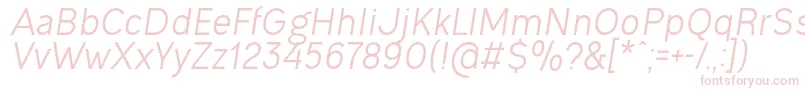 fuente OgonekItalic – Fuentes Rosas