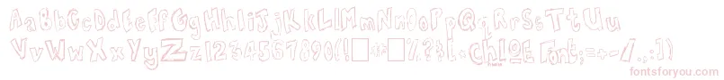 ChloeFont0 Font – Pink Fonts