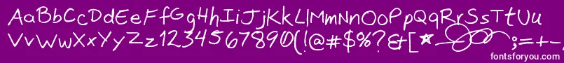 More about JonSans Font JonSans Font – White Fonts on Purple Background