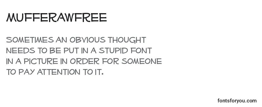 Review of the Mufferawfree Font