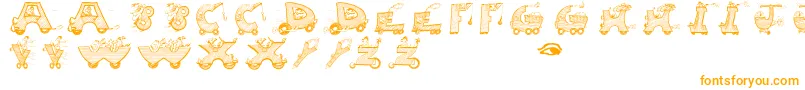 Police Movingletters – polices orange