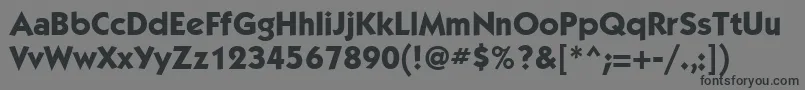 KabelgttMediumBold Font – Black Fonts on Gray Background