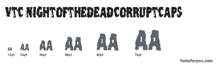 Vtc Nightofthedeadcorruptcaps Font Sizes