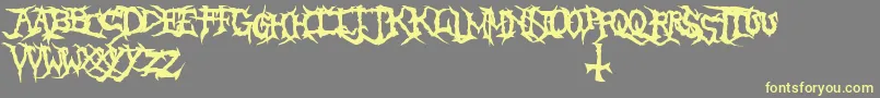 More about BrutalTooth Font BrutalTooth Font – Yellow Fonts on Gray Background