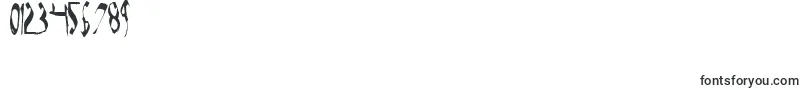Darkhc-Schriftart – Schriften für Zahlen und Nummern