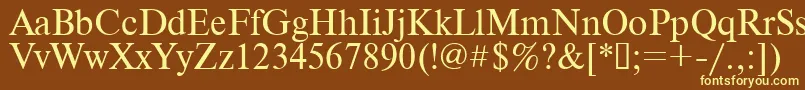 Шрифт Times.Kz – жёлтые шрифты на коричневом фоне