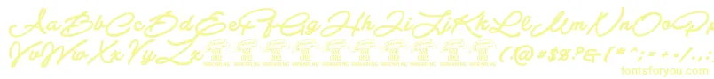 AtelasPersonaluseonly Font – Yellow Fonts