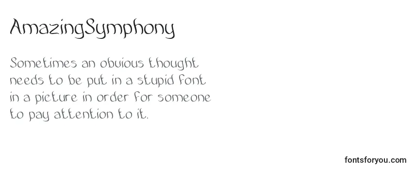 AmazingSymphony Font