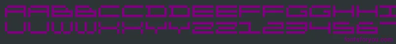 DsOlympix Font – Purple Fonts on Black Background