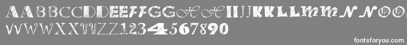 Officejunk Font – White Fonts on Gray Background