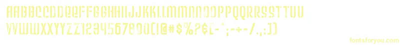 WeltronUrban Font – Yellow Fonts on White Background