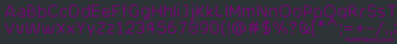 Cranberryblues Font – Purple Fonts on Black Background