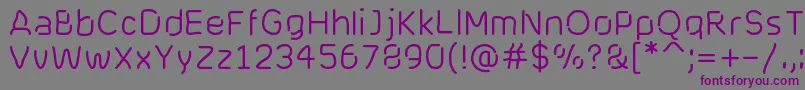 Cranberryblues Font – Purple Fonts on Gray Background