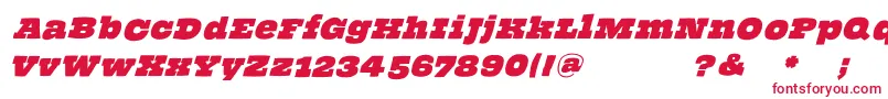 ThehammerslabserifOblique Font – Red Fonts