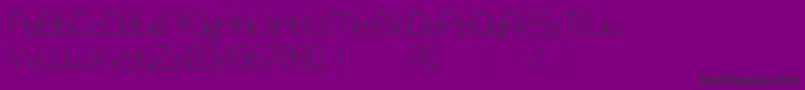 LoomisSans Font – Black Fonts on Purple Background