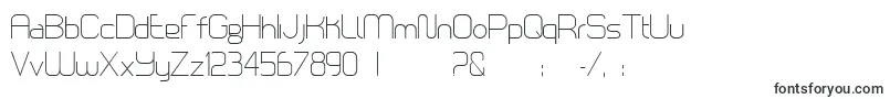 Шрифт LoomisSans – узкие шрифты