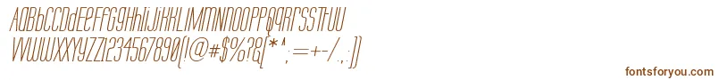 Labtopui-fontti – ruskeat fontit valkoisella taustalla