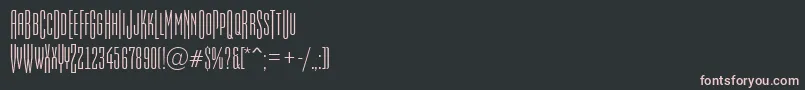 AEmpirialcpsttr Font – Pink Fonts on Black Background