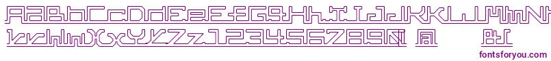 AbcPipe Font – Purple Fonts on White Background