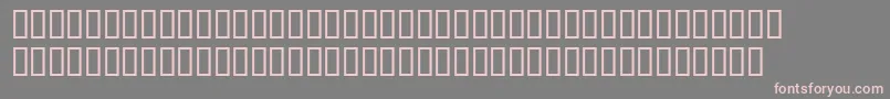 HeaveneticamonoBoldsh Font – Pink Fonts on Gray Background