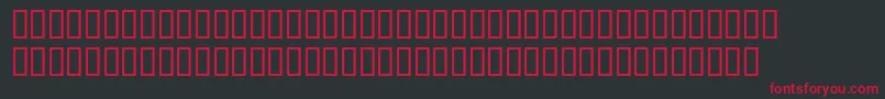 HeaveneticamonoBoldsh Font – Red Fonts on Black Background