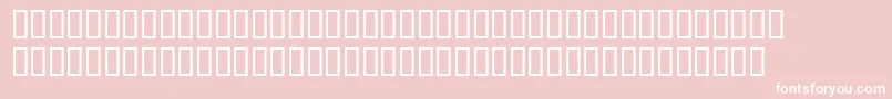 HeaveneticamonoBoldsh Font – White Fonts on Pink Background