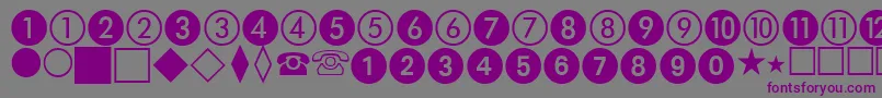 Saiba mais sobre a fonte AbacustwosskRegular Fonte AbacustwosskRegular – fontes roxas em um fundo cinza